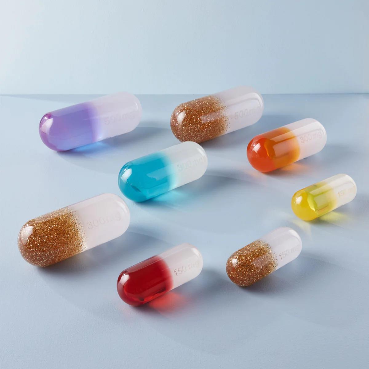 Jonathan Adler - Acrylic Pill Small Kırmızı