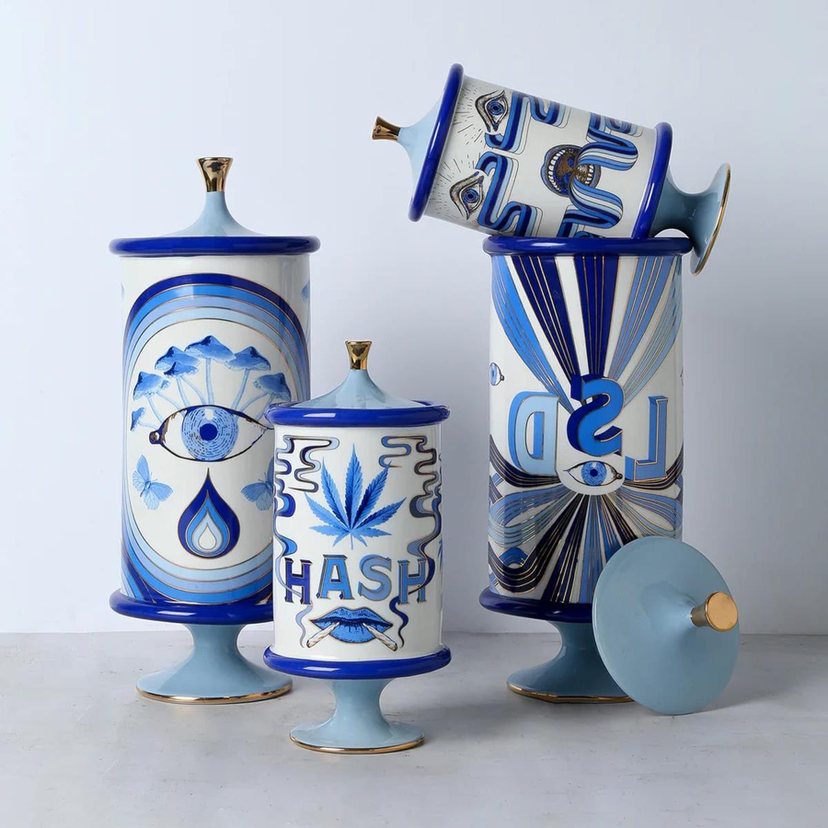 Jonathan Adler - Druggist Weed Hash Canister Vazo S