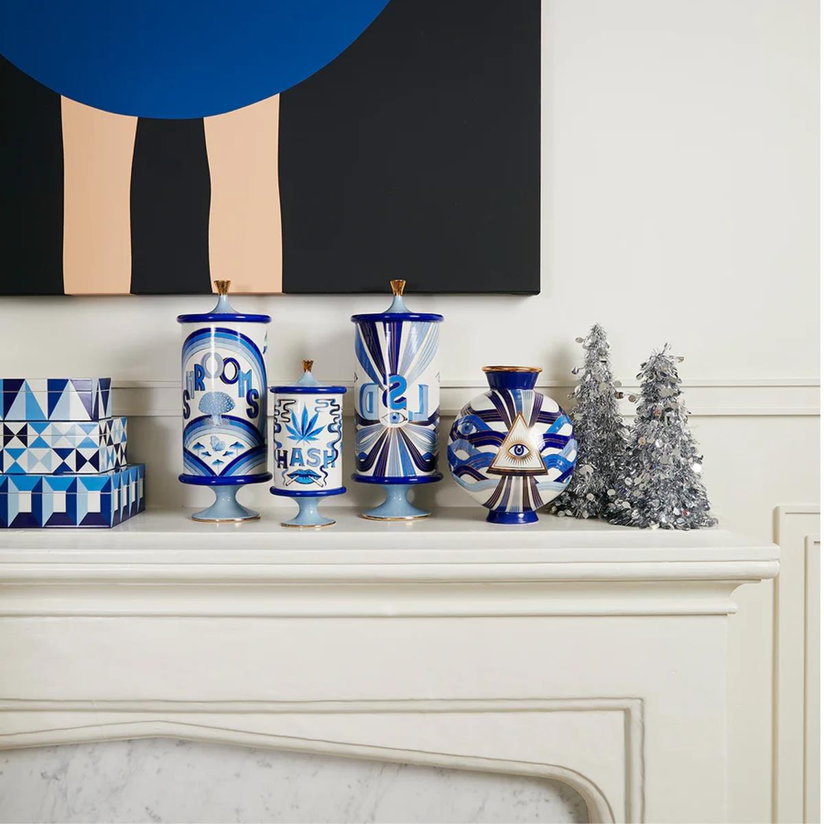 Jonathan Adler - Druggist Weed Hash Canister Vazo S