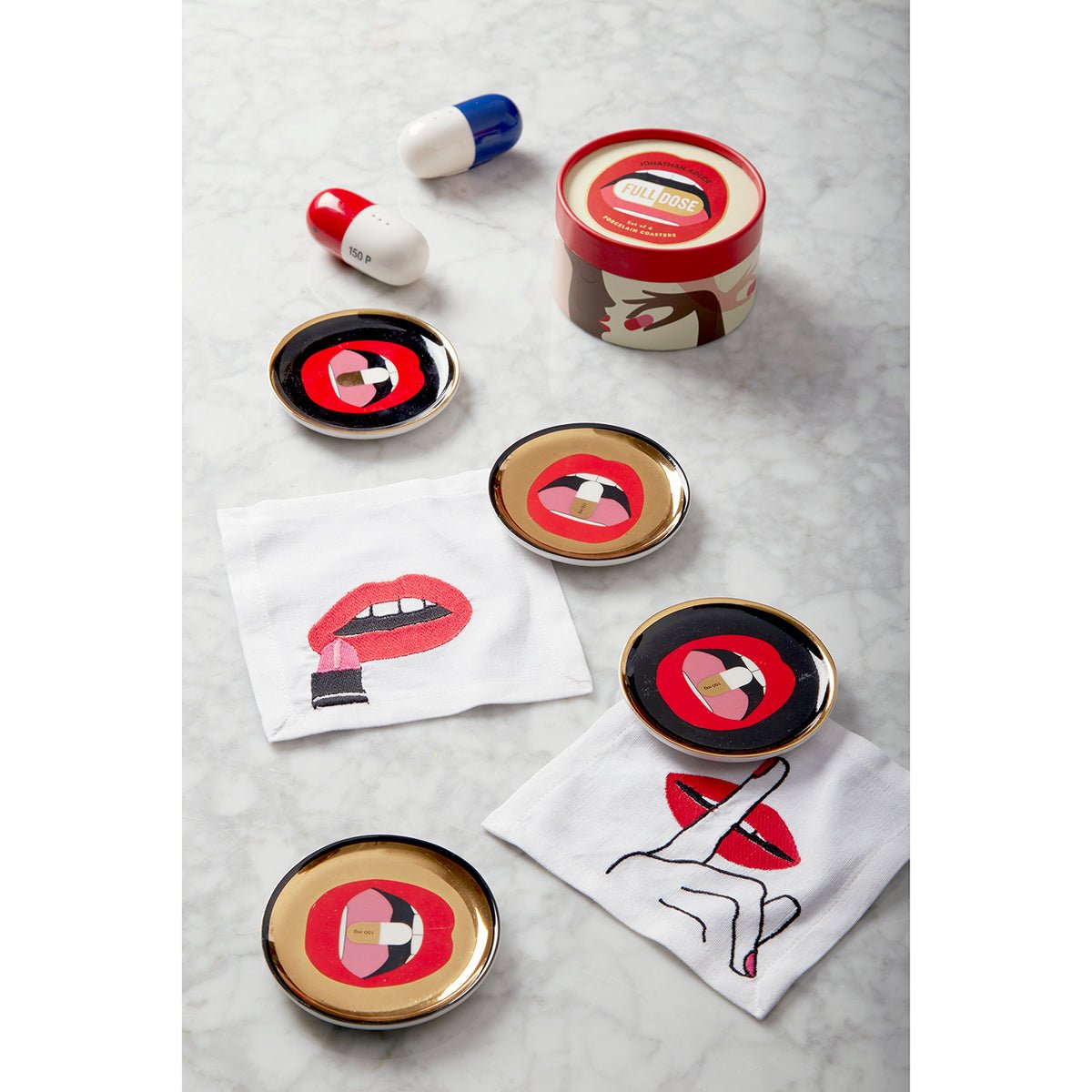 Jonathan Adler - Full Dose Coasters Set
