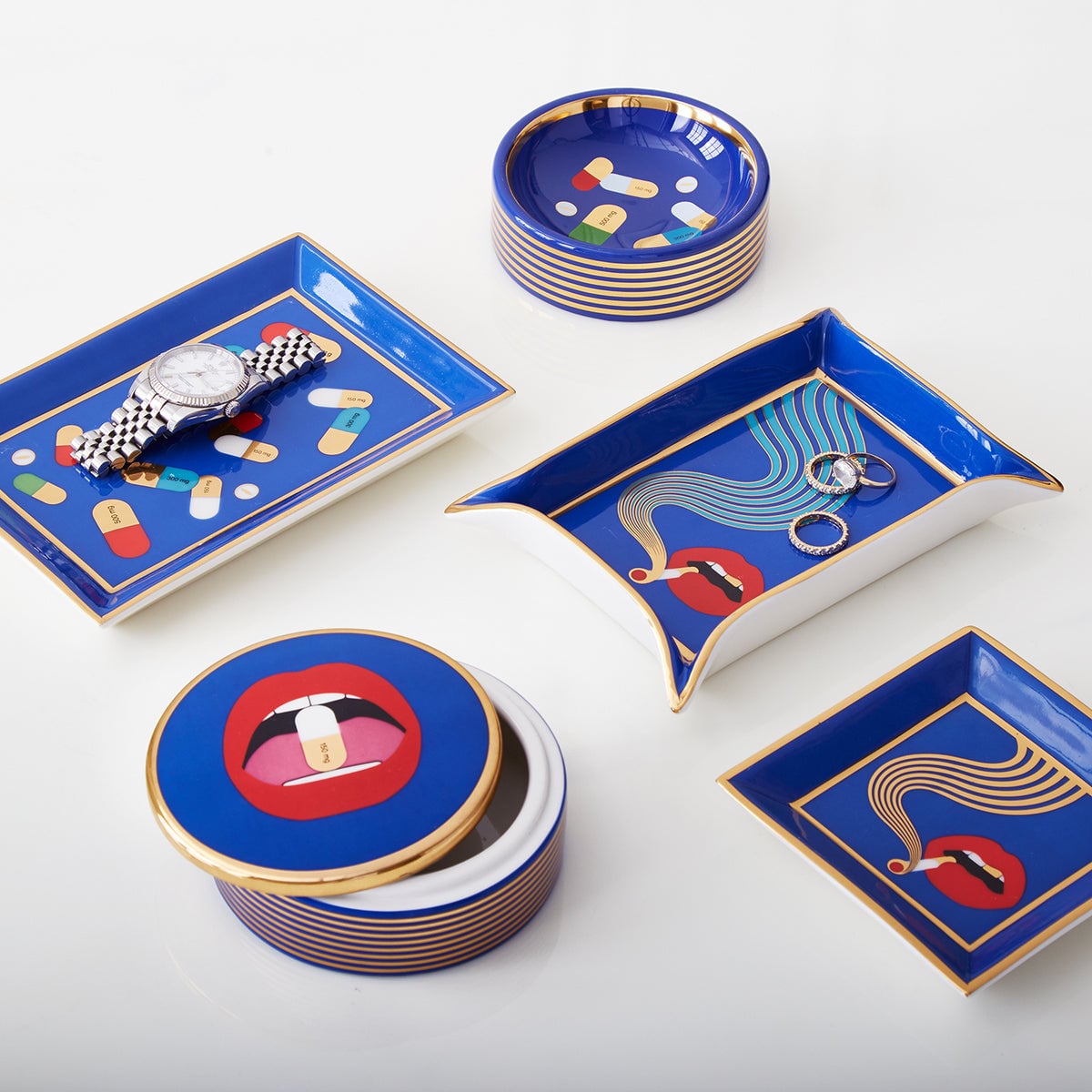Jonathan Adler - Full Dose Valet Dekoratif Tepsi