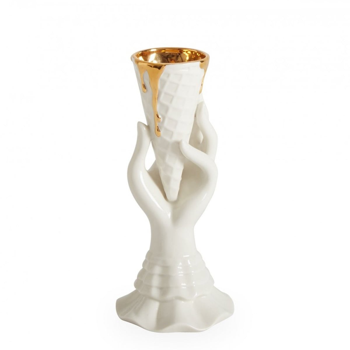 Jonathan Adler - Gilded i -Scream Gold Vase