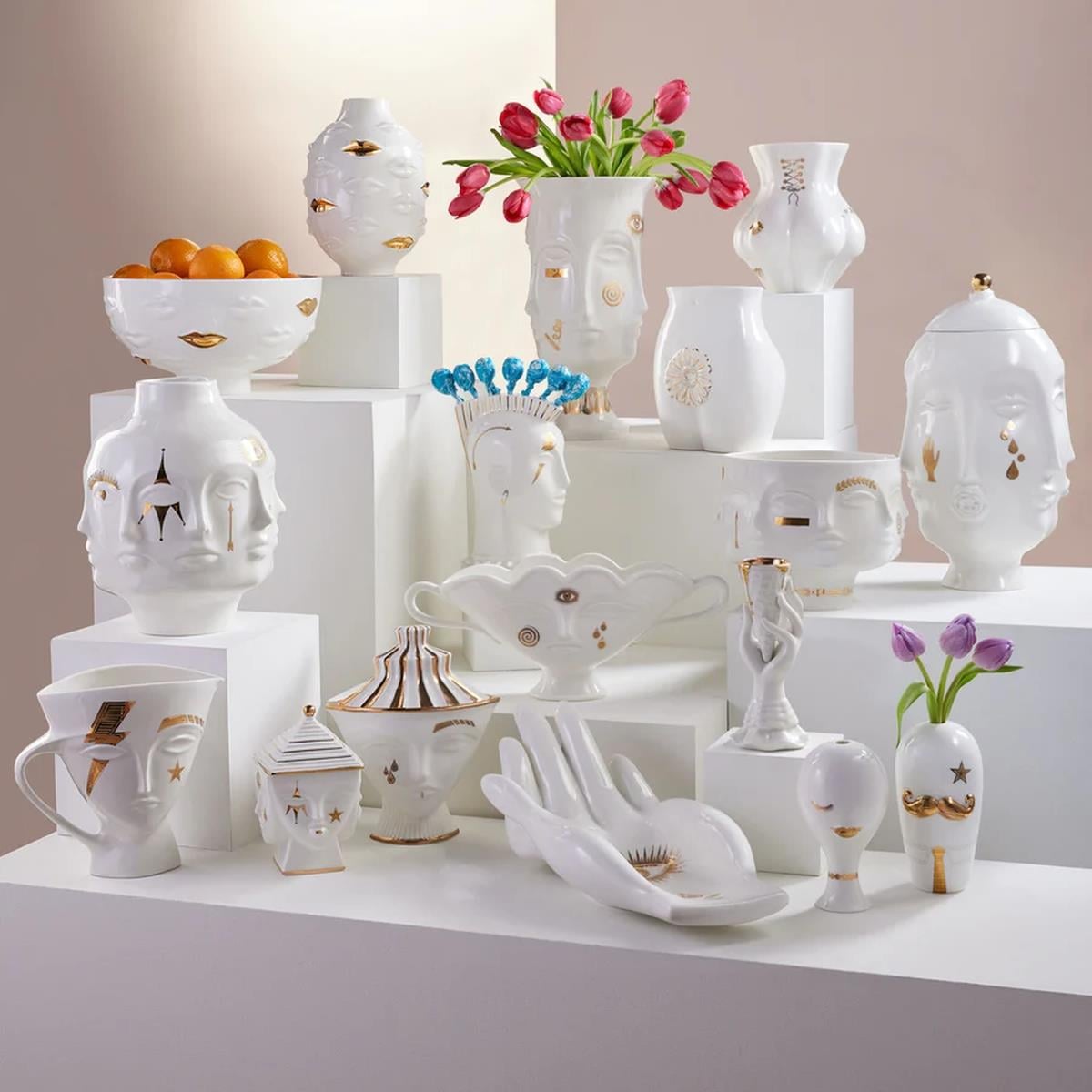 Jonathan Adler - Gilded Muse Kiki's Derriere Vazo