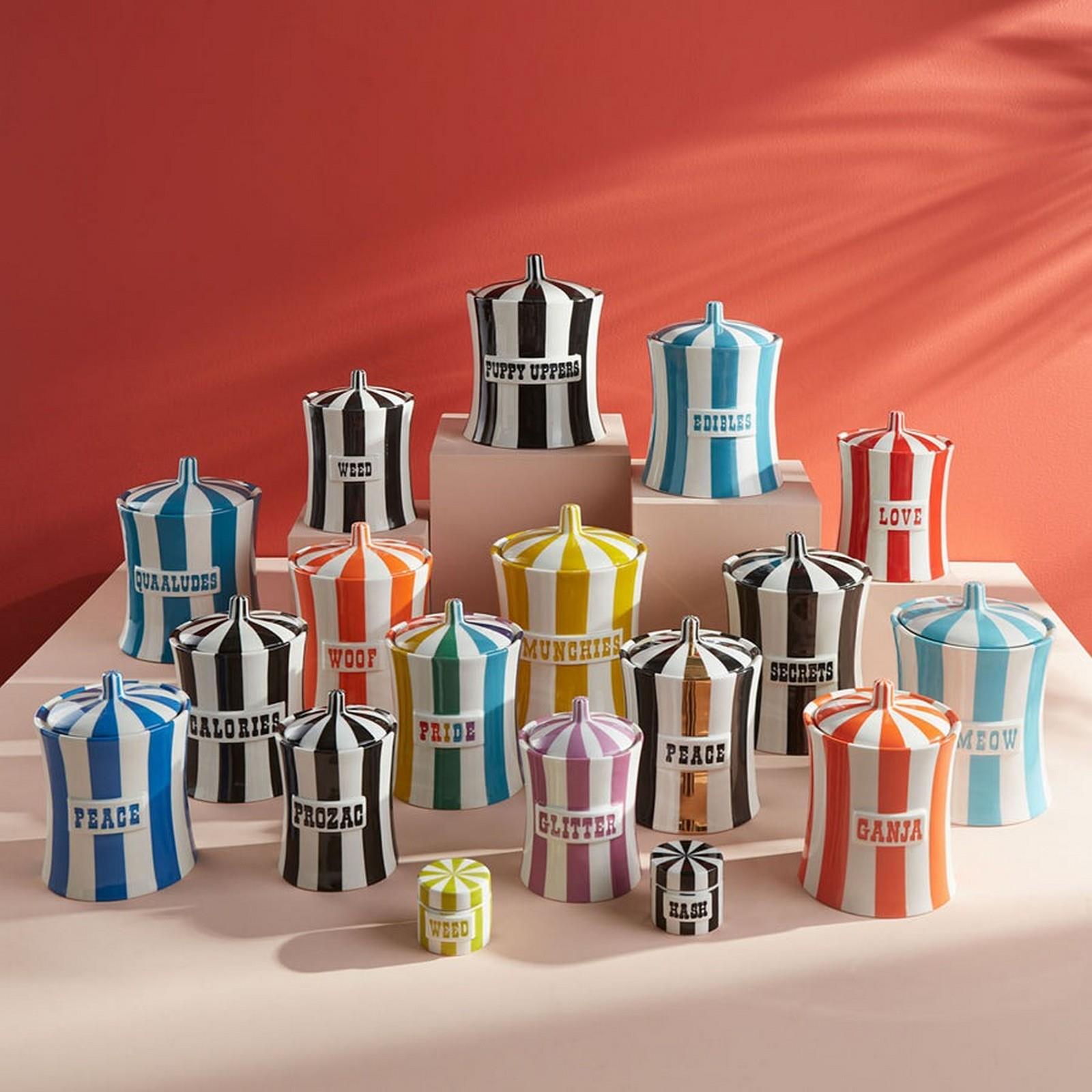 Jonathan Adler - Glitter Dekoratif Kapaklı Kutu