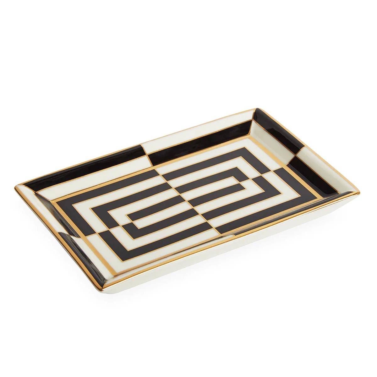 Jonathan Adler - Op Art Dikdörtgen Tabak