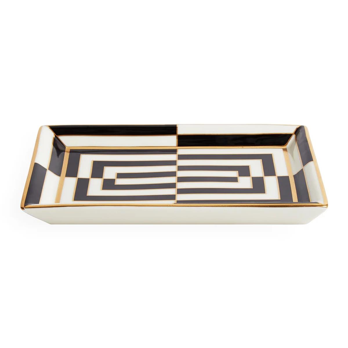 Jonathan Adler - Op Art Dikdörtgen Tabak