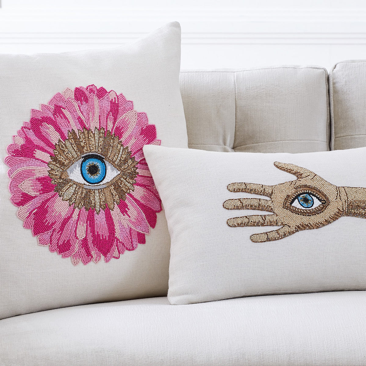 Jonathan Adler - Palmistry Beaded Yastık