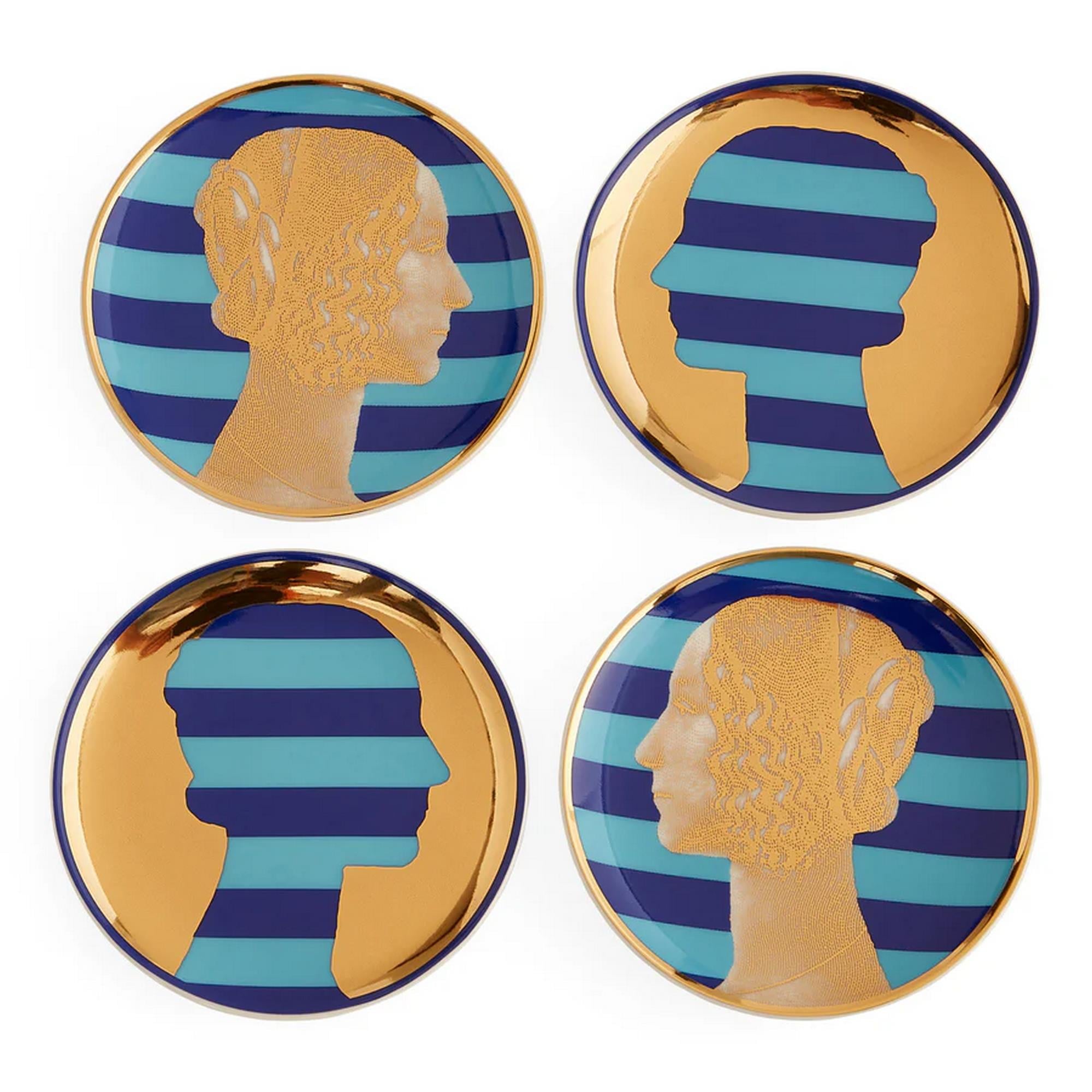 Jonathan Adler - Renaissance 4'Lü Dekoratif Tabak Set
