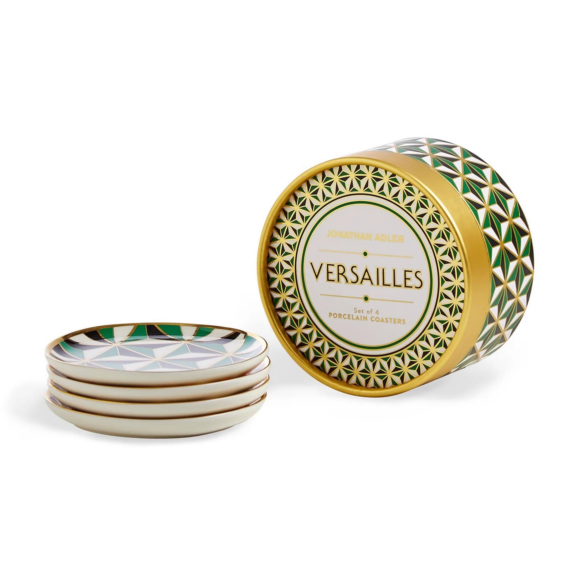 Jonathan Adler - Versailles 4'Lü Bardak Altlığı Set