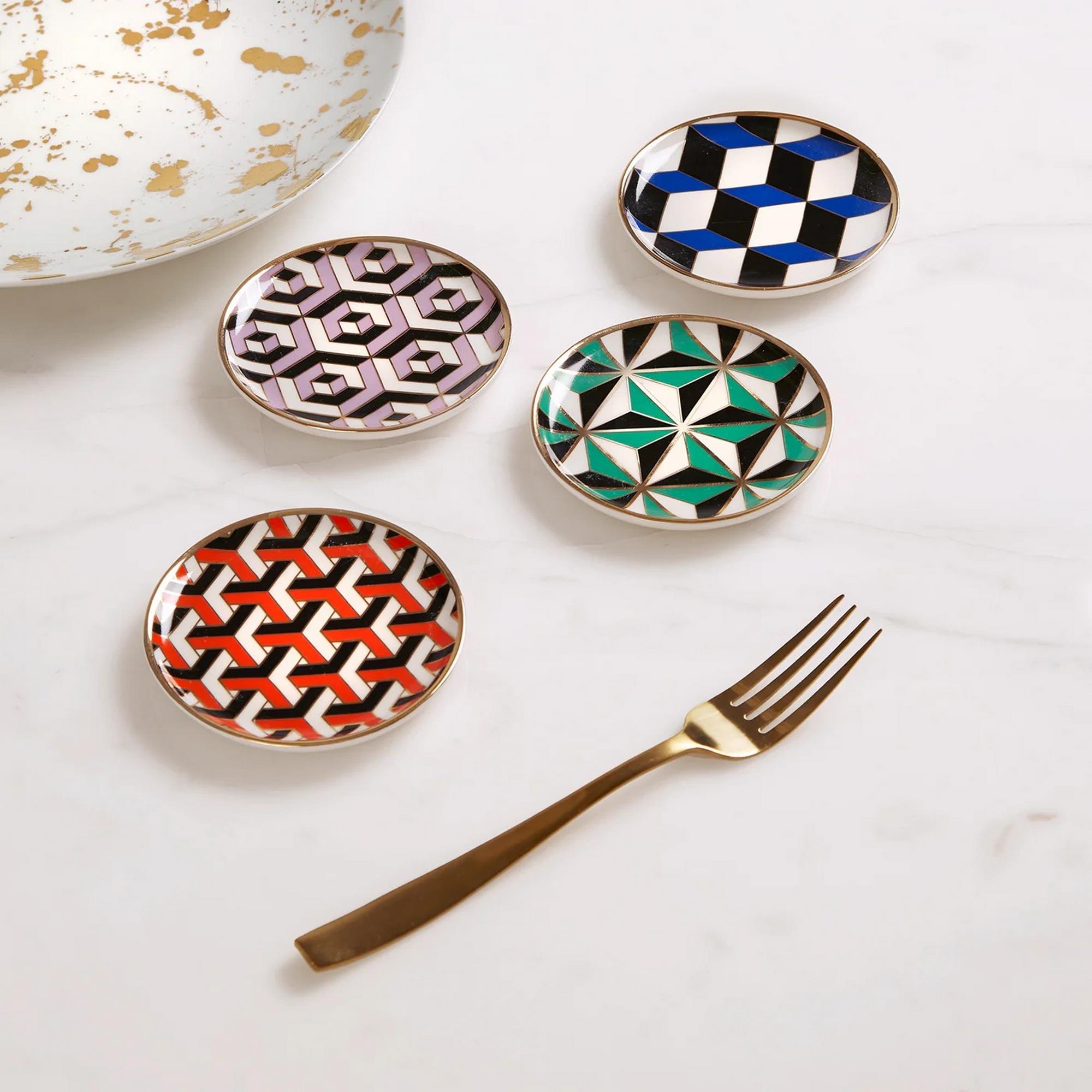 Jonathan Adler - Versailles 4'Lü Bardak Altlığı Set