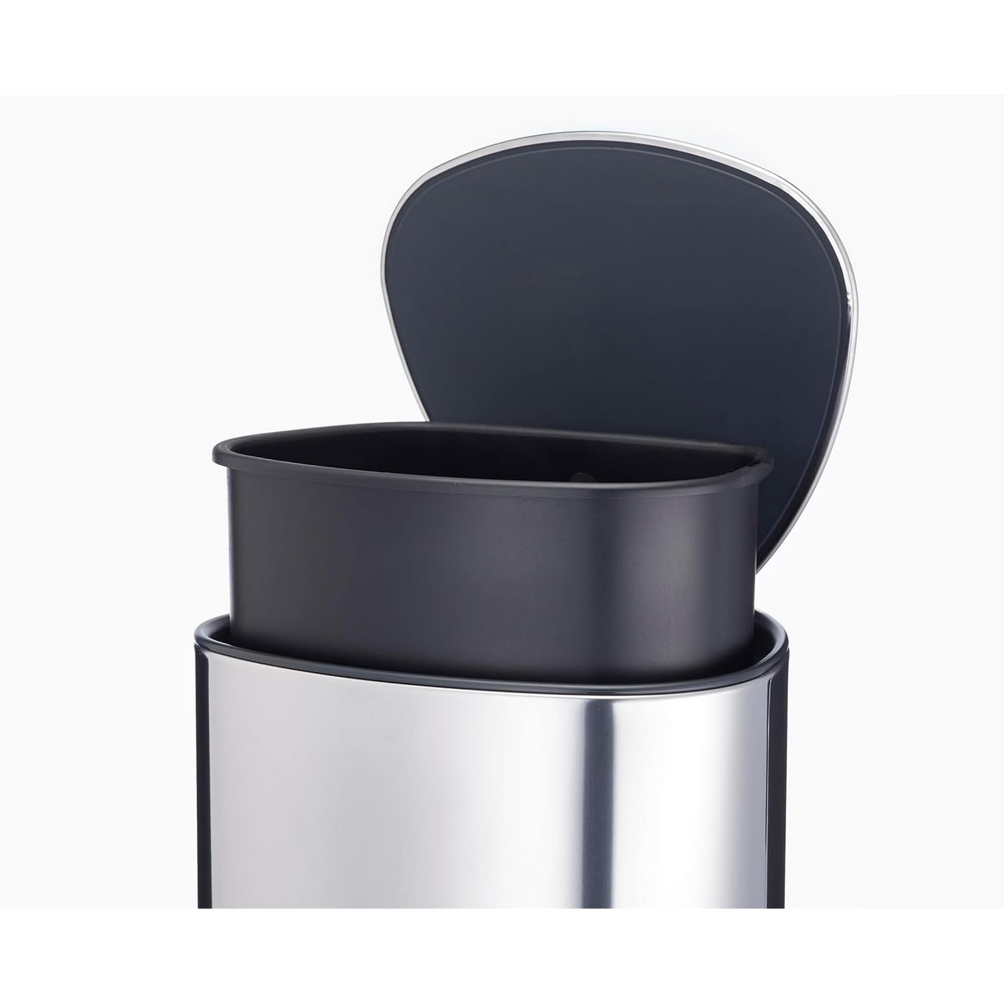 Joseph Joseph - EasyStore Luxe Paslanmaz Çelik Pedallı Çöp Kovası 5 L