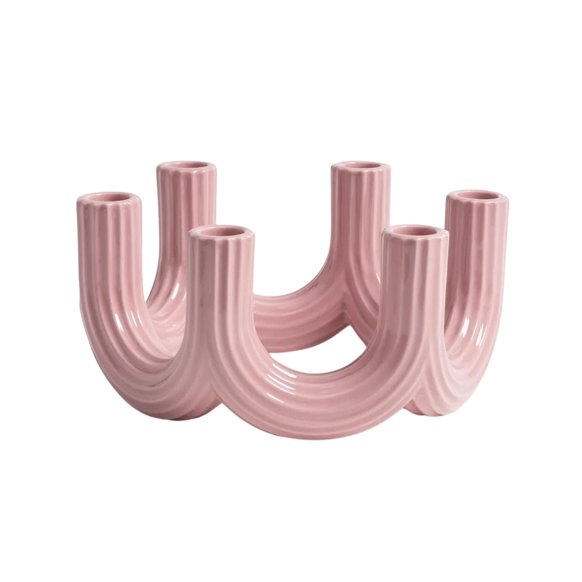 Klevering - Churros Pink Şamdan