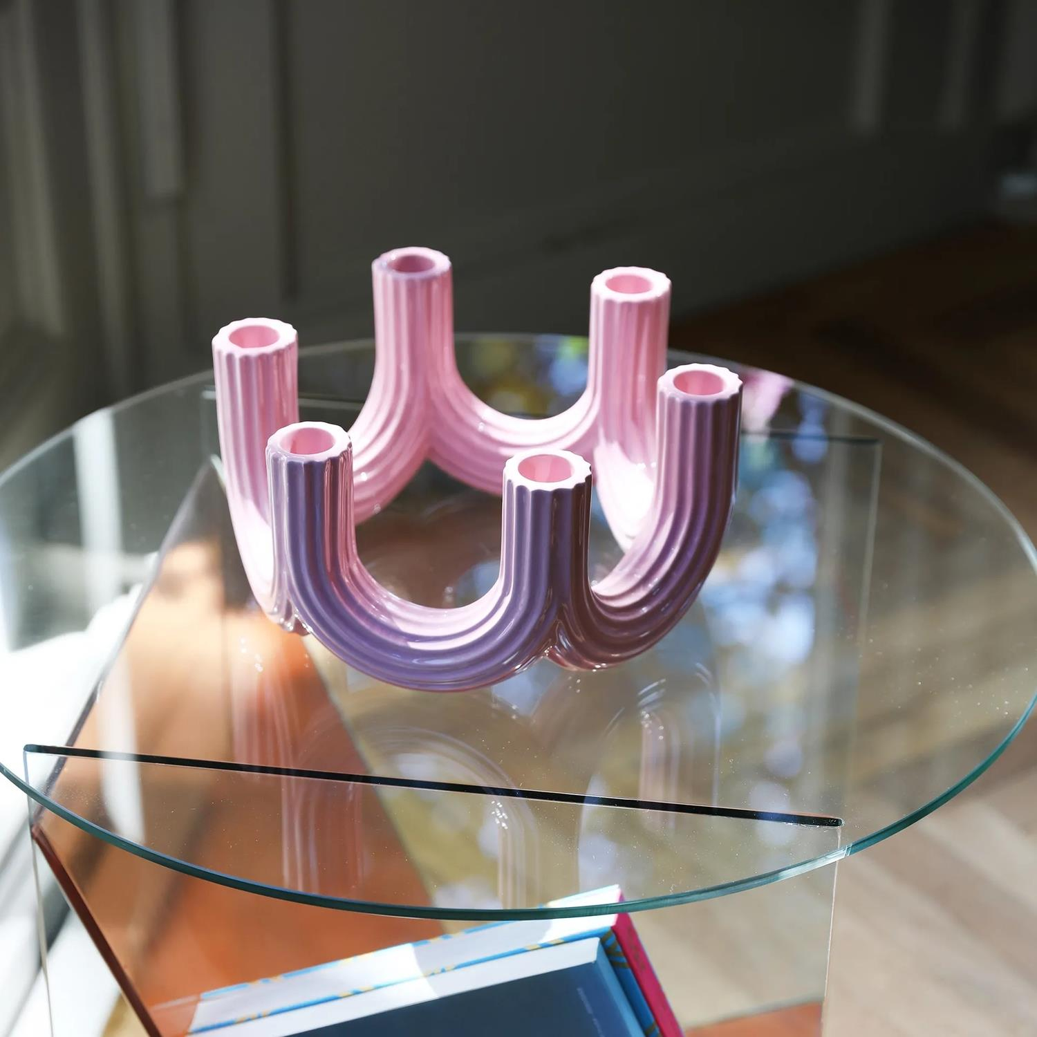 Klevering - Churros Pink Şamdan