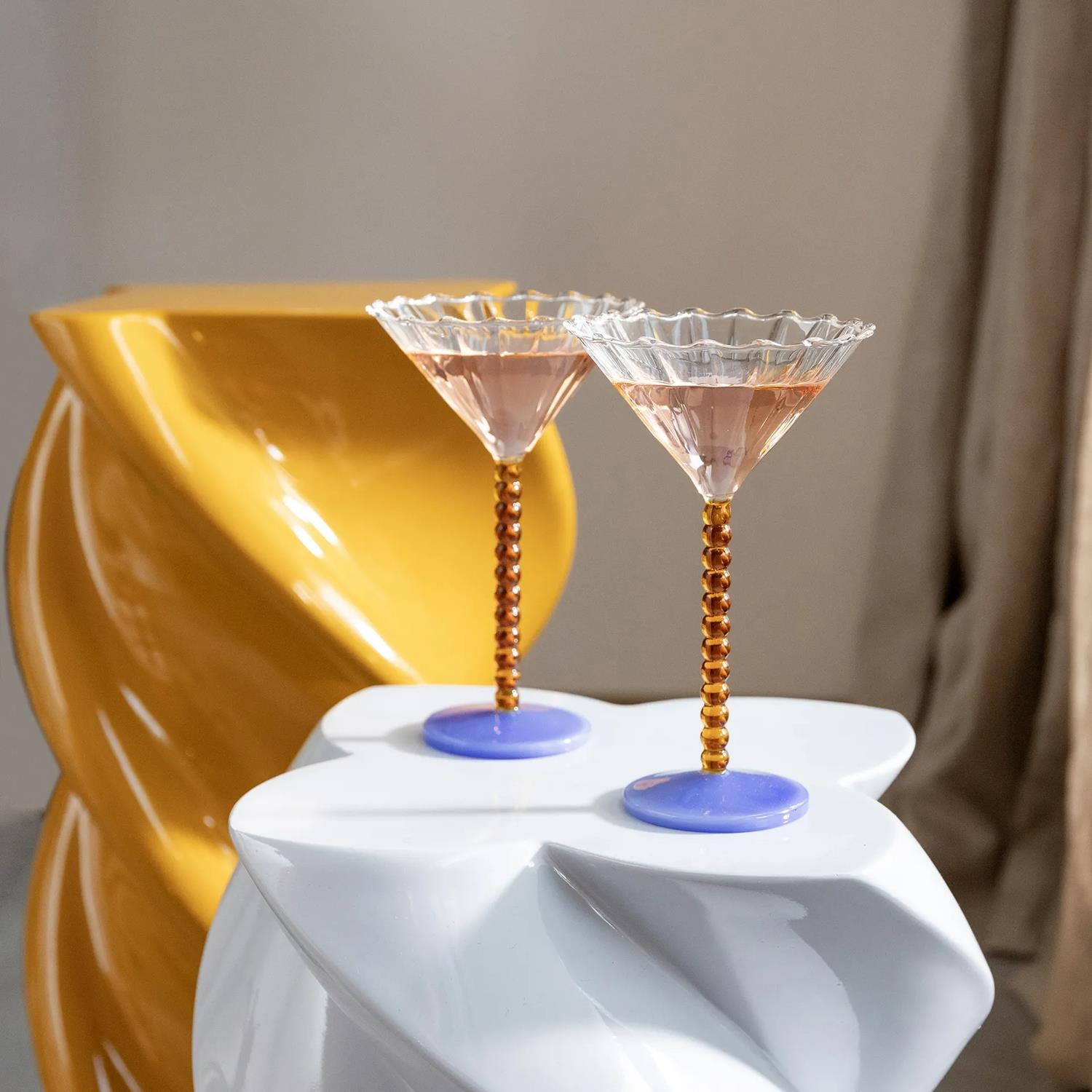 Klevering - Coupe Perle Amber 2'Li Set