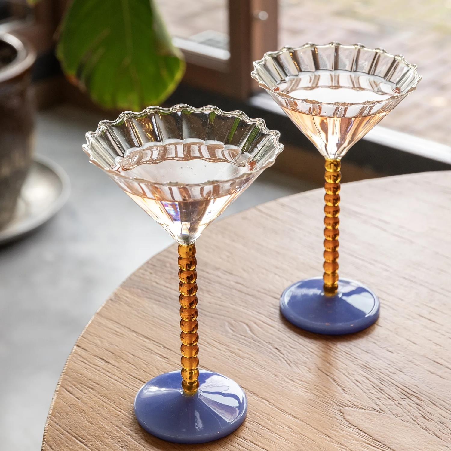 Klevering - Coupe Perle Amber 2'Li Set