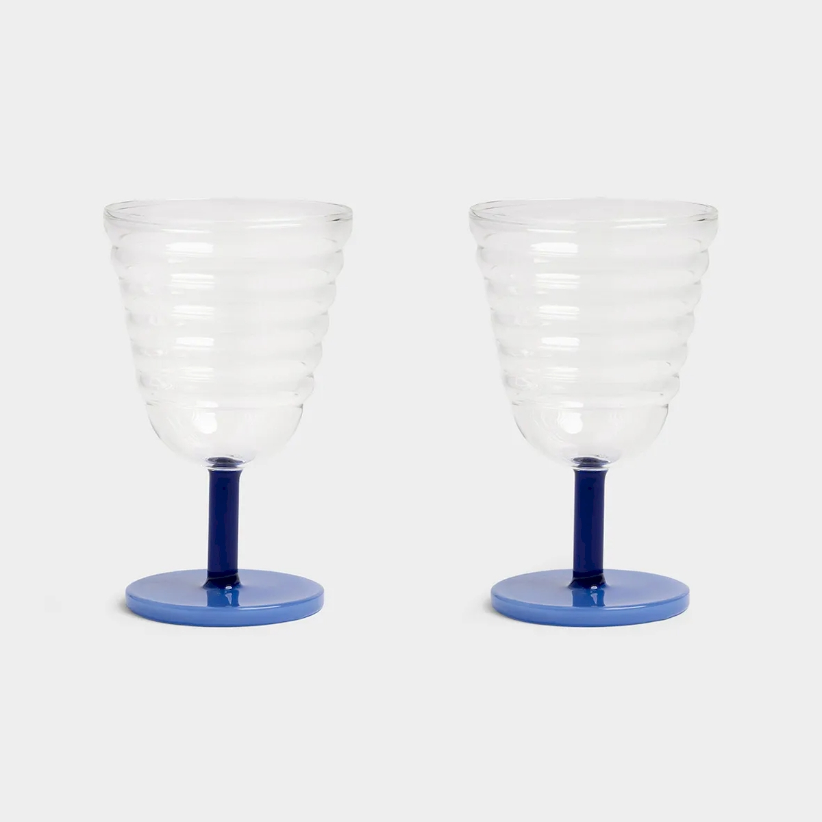 Klevering - Goblet Mingle Mavi Bardak Set