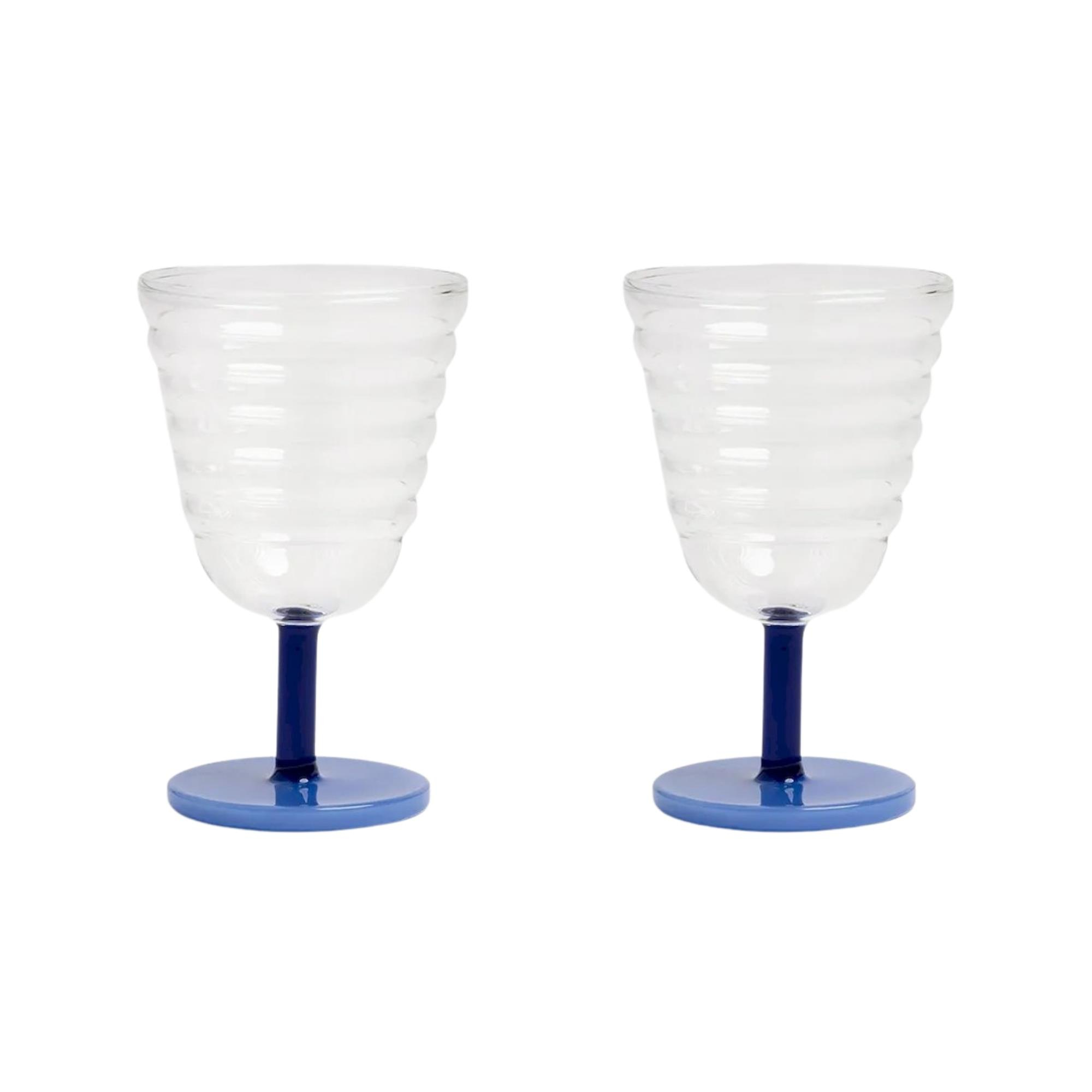 Klevering - Goblet Mingle Mavi Bardak Set