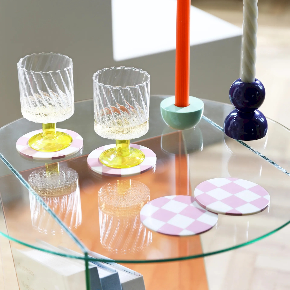 Klevering - Twirl Bardak Set Sarı