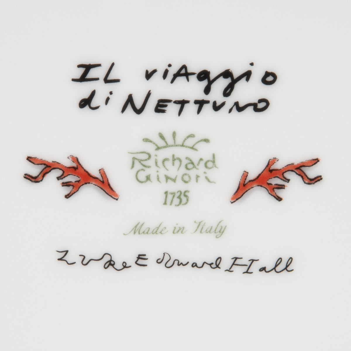 Richard Ginori - Il Viaggio Di Nettuno Bardak Altlığı 4'Lü Set