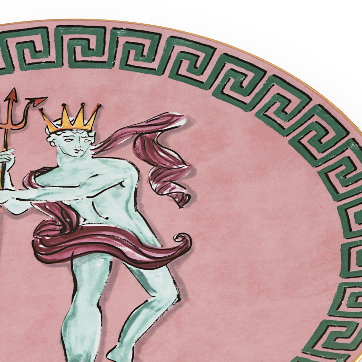 Richard Ginori - Il Viaggio Di Nettuno Centerpiece Pembe Tabak