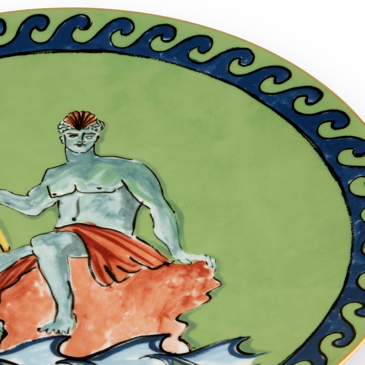 Richard Ginori - Il Viaggio Di Nettuno Centerpiece Verde Tabak