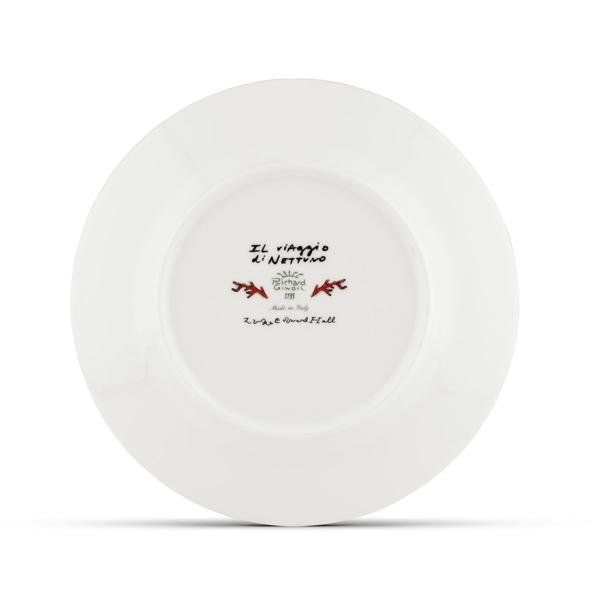 Richard Ginori - Il Viaggio Di Nettuno Rock Orange Tatlı Tabağı 2'Li Set