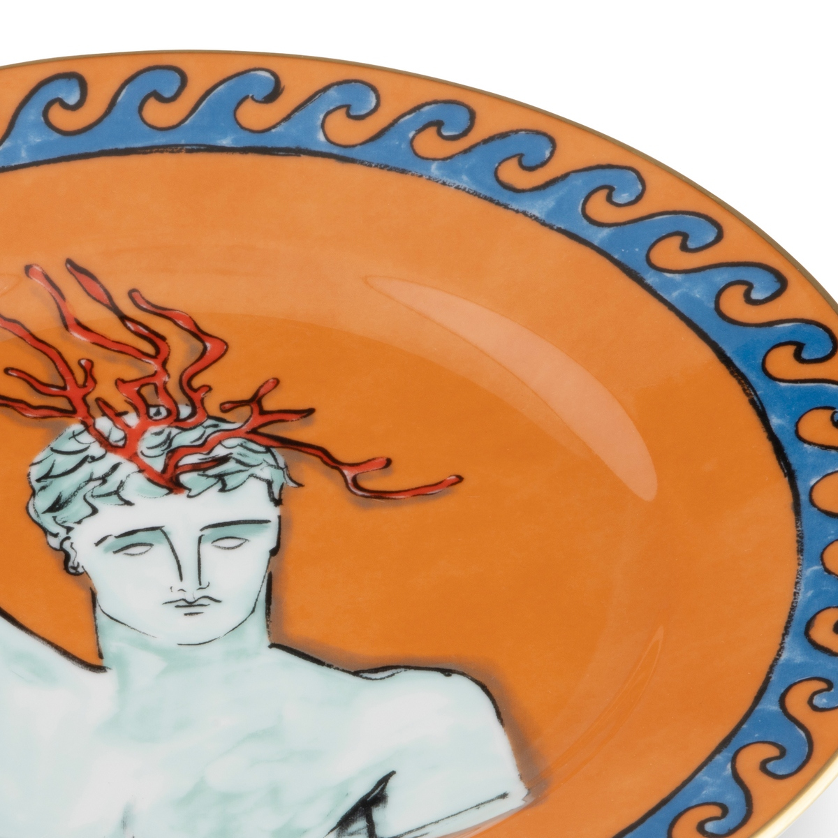 Richard Ginori - Il Viaggio Di Nettuno Rock Orange Tatlı Tabağı 2'Li Set