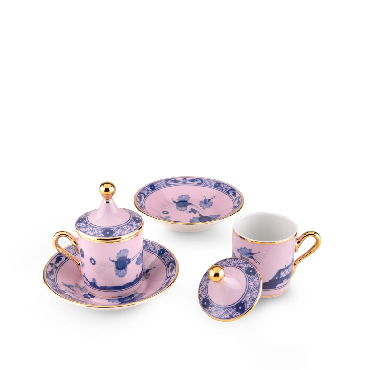 Richard Ginori - Oriente Italiano Azalea 2'Li Kahve Fincanı Set