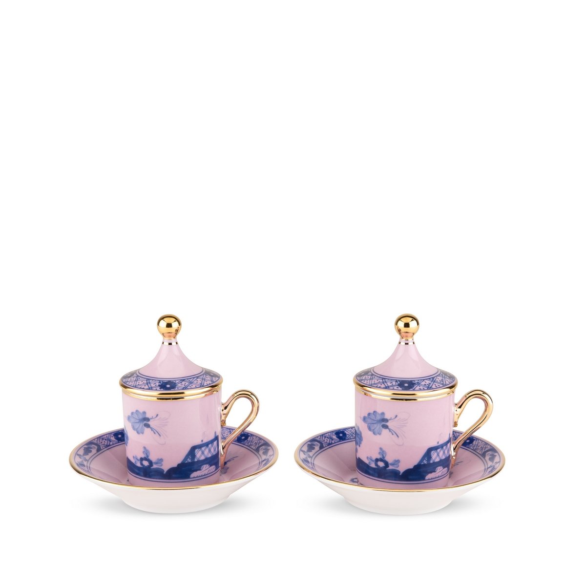 Richard Ginori - Oriente Italiano Azalea 2'Li Kahve Fincanı Set