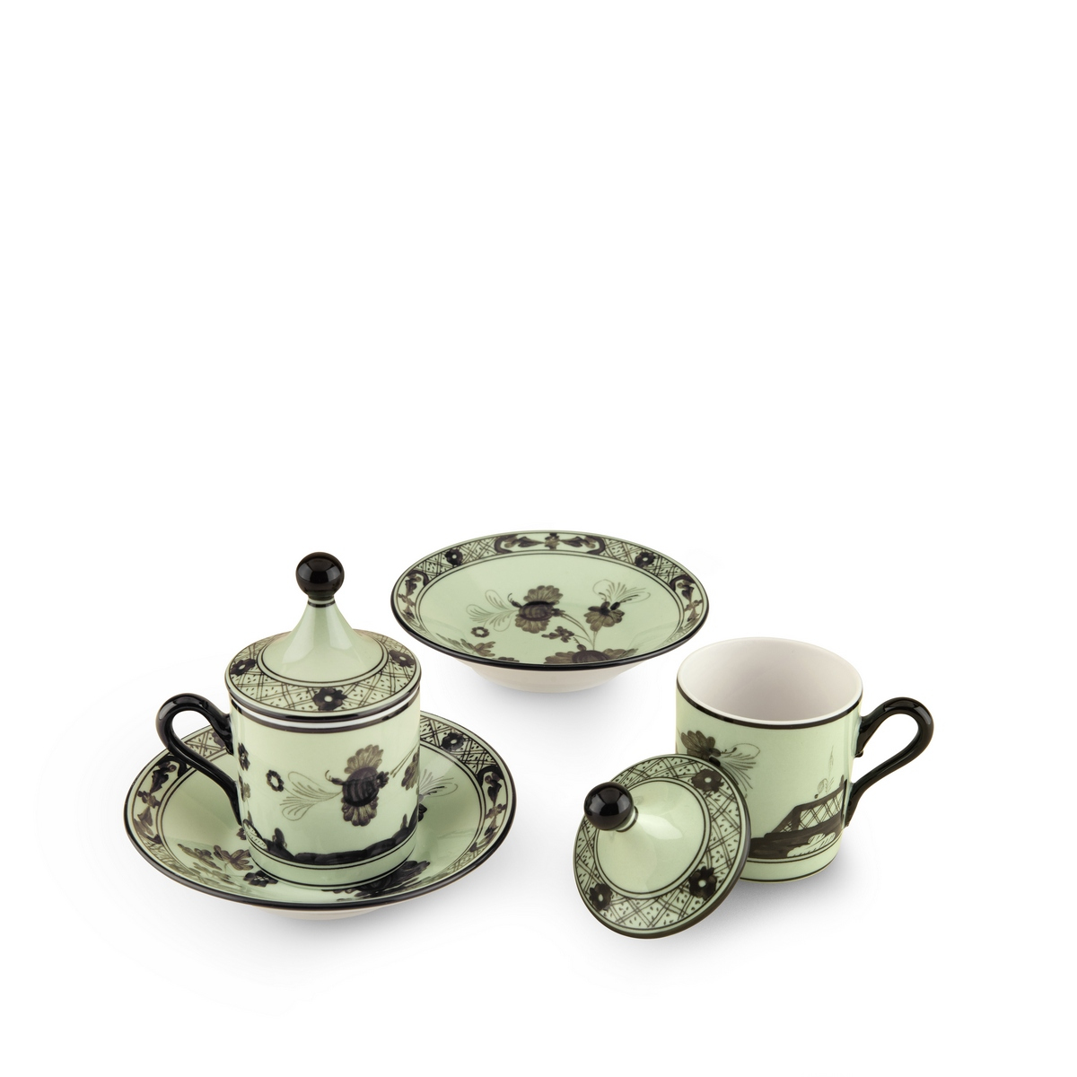 Richard Ginori - Oriente Italiano Bario 2'Li Kahve Fincanı Set