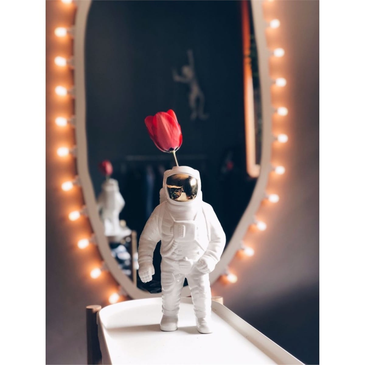 Seletti - Cosmic Dinner Starman Vazo Beyaz