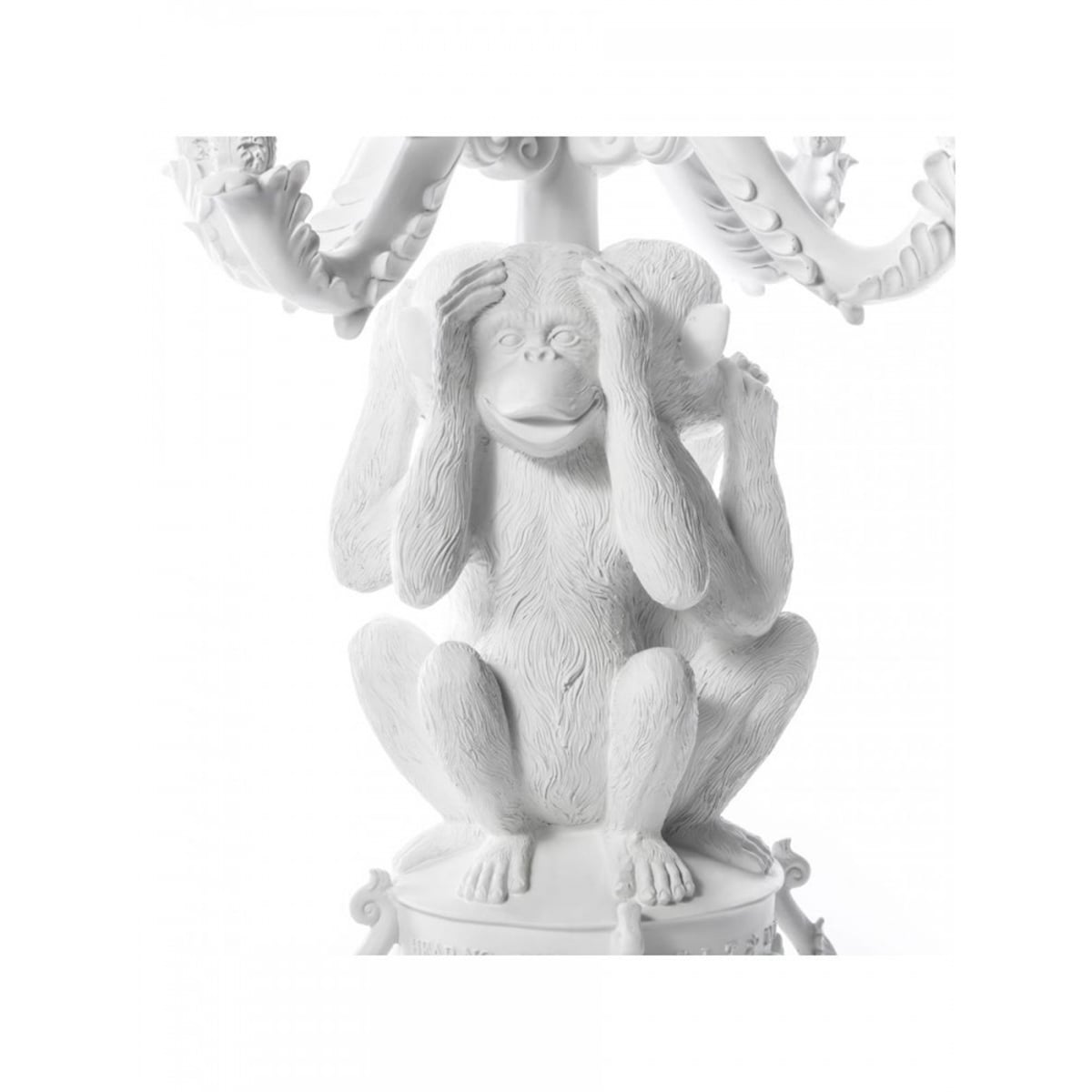 Seletti - Giant Burlesque Maymun Şamdan Beyaz