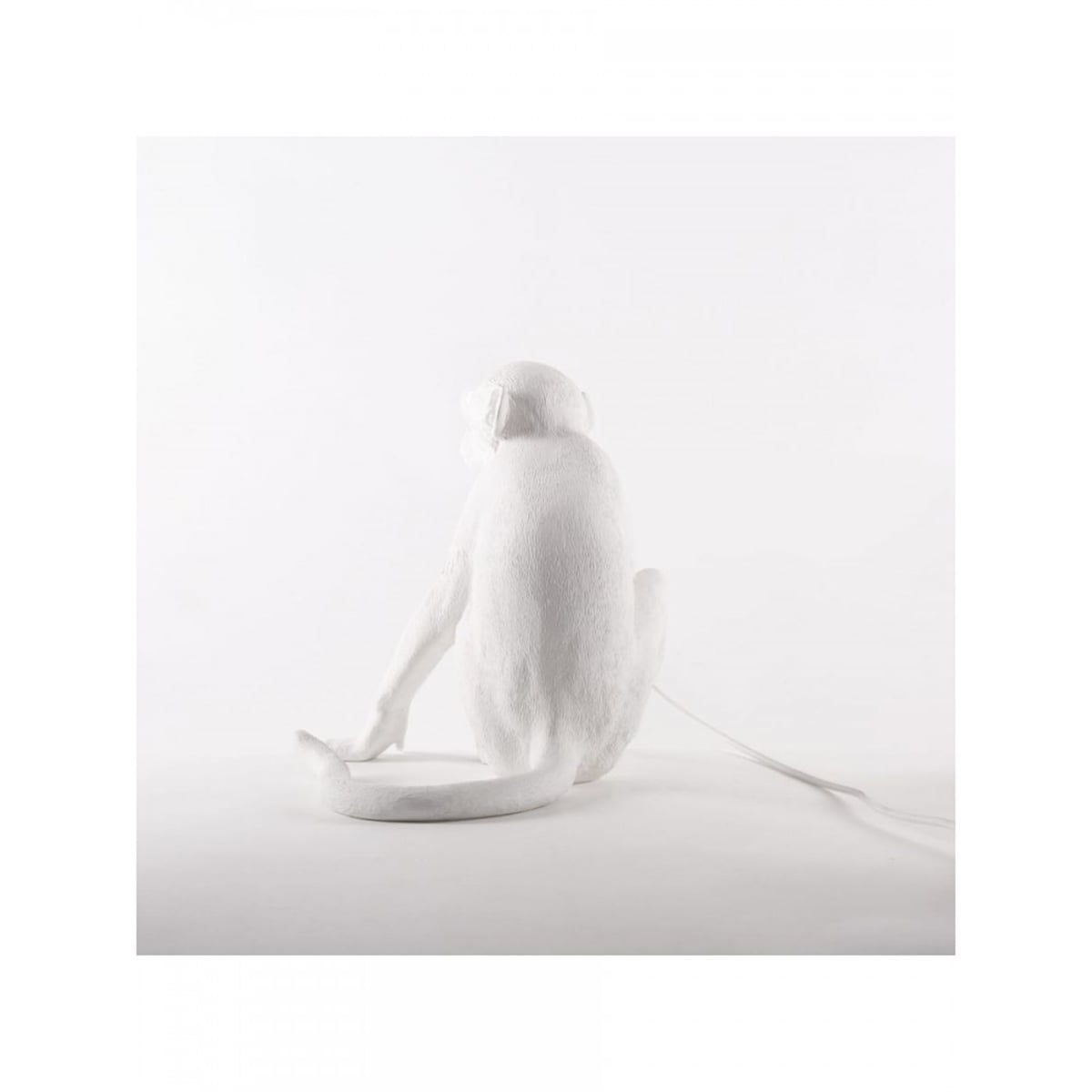 Seletti - Monkey Lamp Sitting Beyaz