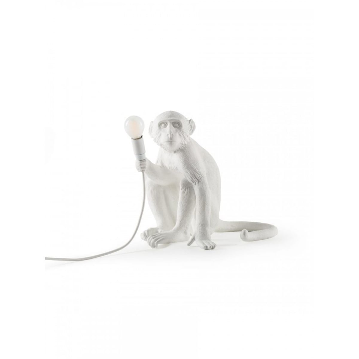 Seletti - Monkey Lamp Sitting Beyaz