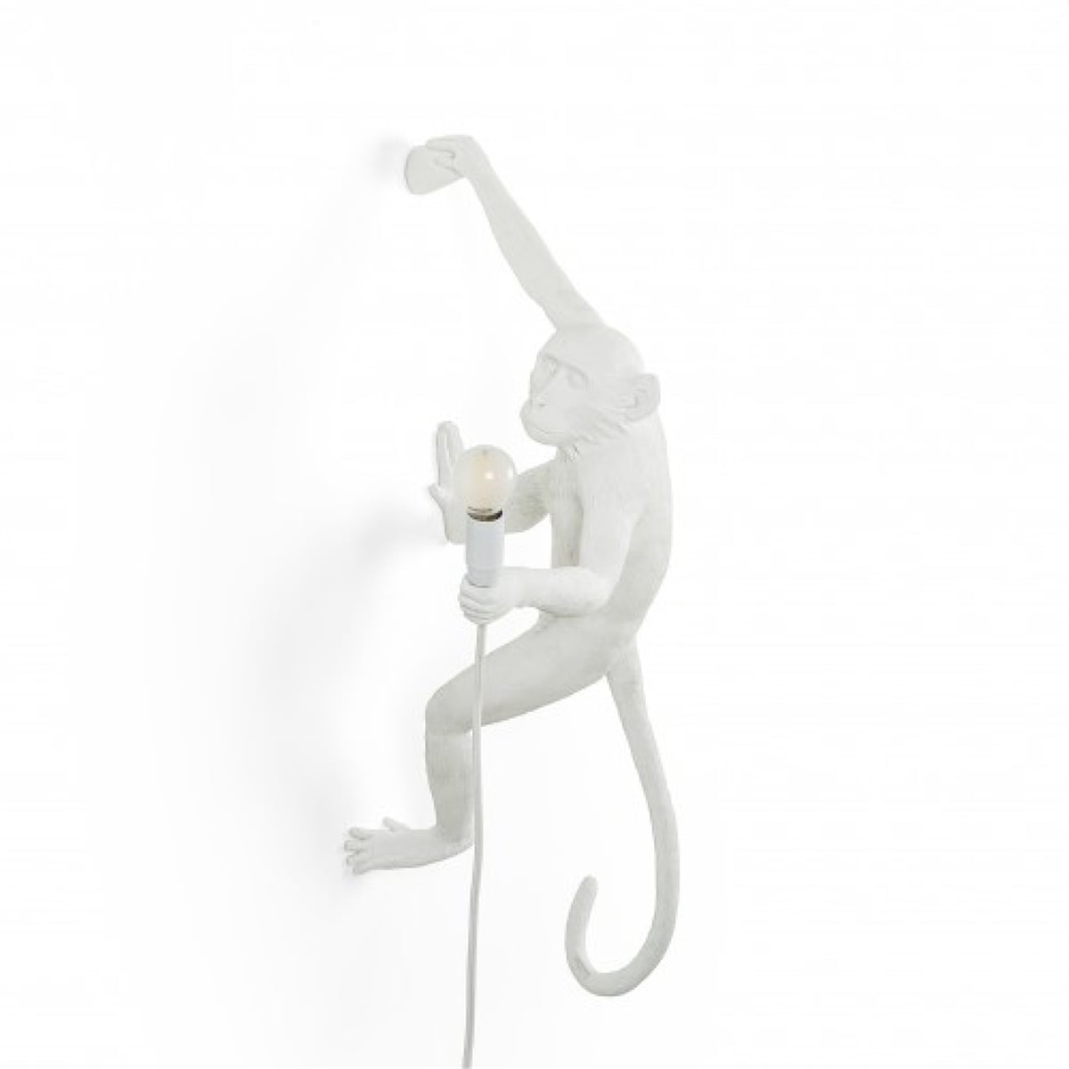 Seletti - Monkey Lamps Handing Beyaz Sağ