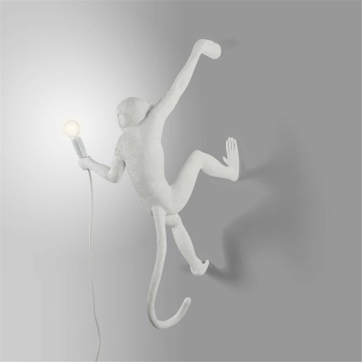 Seletti - Monkey Lamps Handing Beyaz Sağ