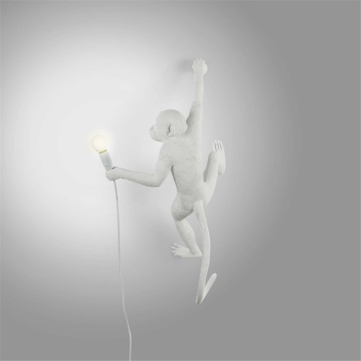 Seletti - Monkey Lamps Handing Beyaz Sağ