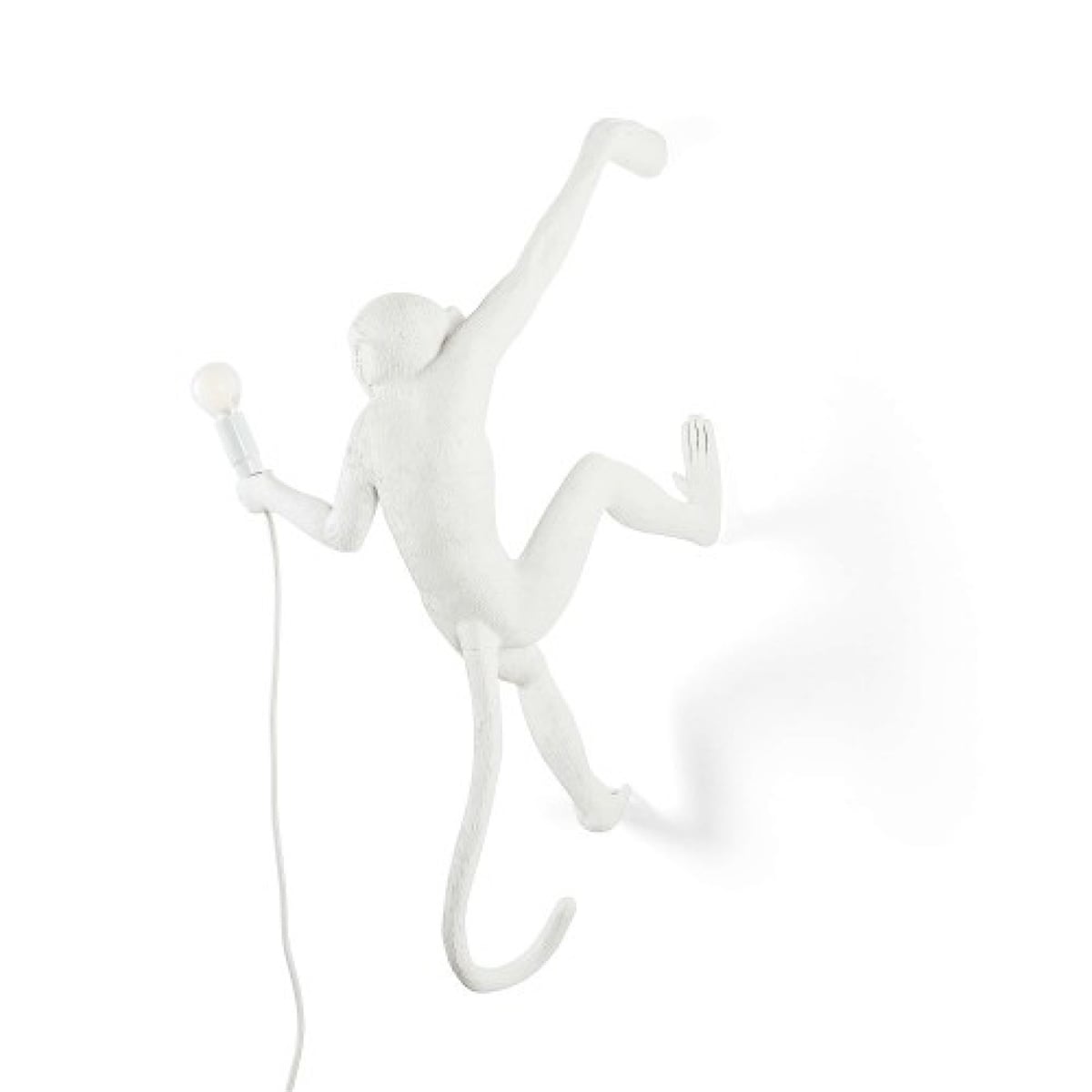 Seletti - Monkey Lamps Handing Beyaz Sağ