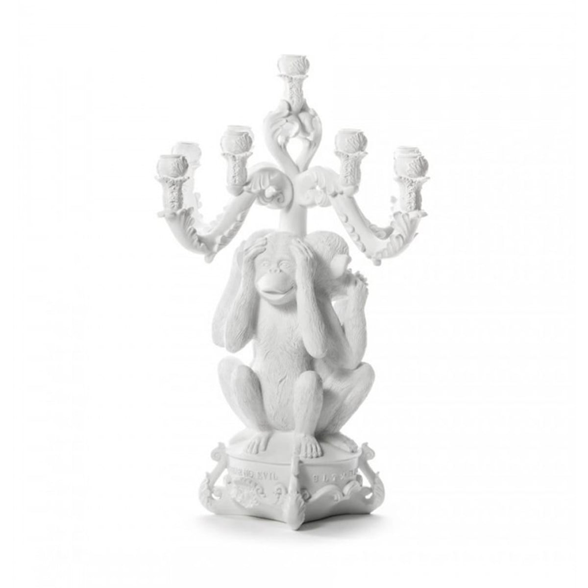 Seletti - Giant Burlesque Maymun Şamdan Beyaz