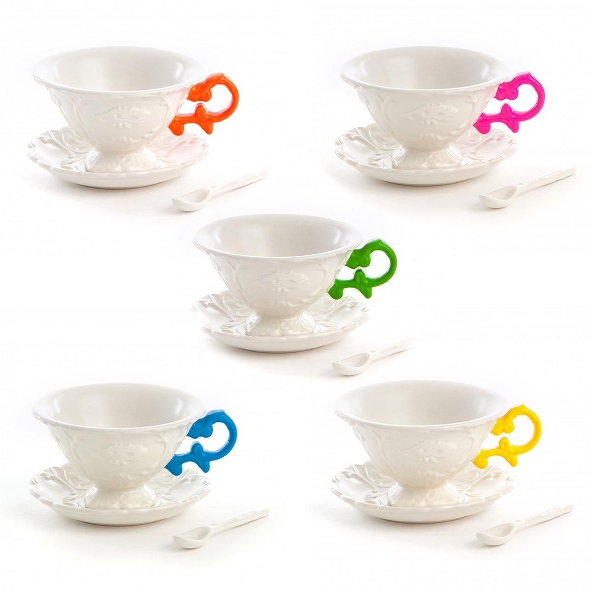 Seletti - i-Wares 5'li Çay Fincan Seti