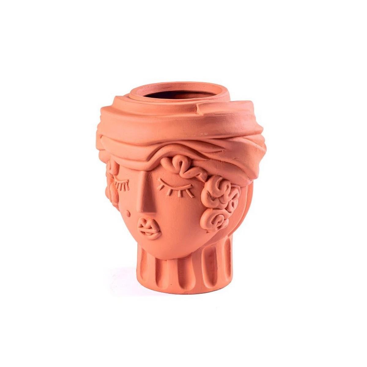 Seletti - Magna Graecia Terracotta Woman Saksı