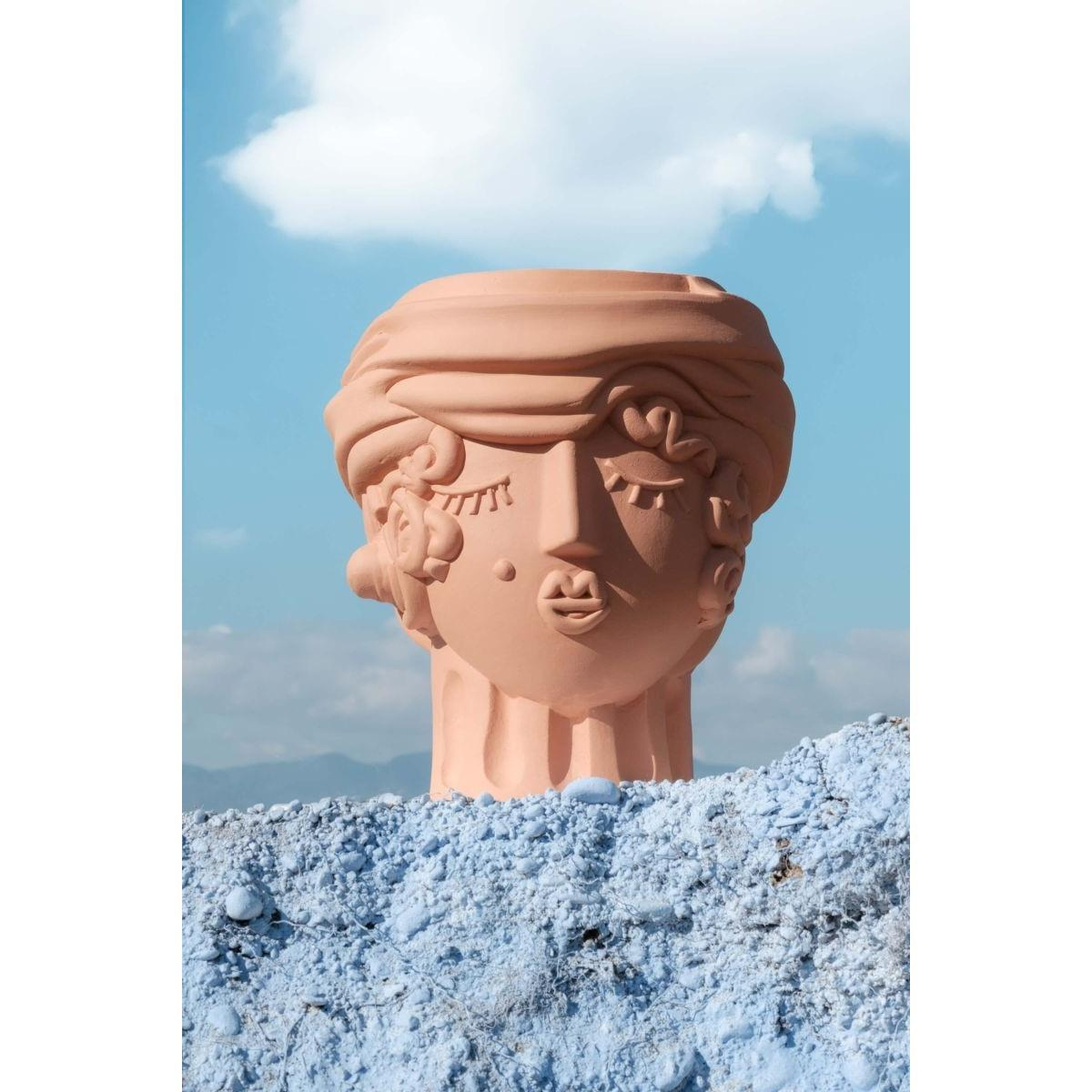 Seletti - Magna Graecia Terracotta Woman Saksı
