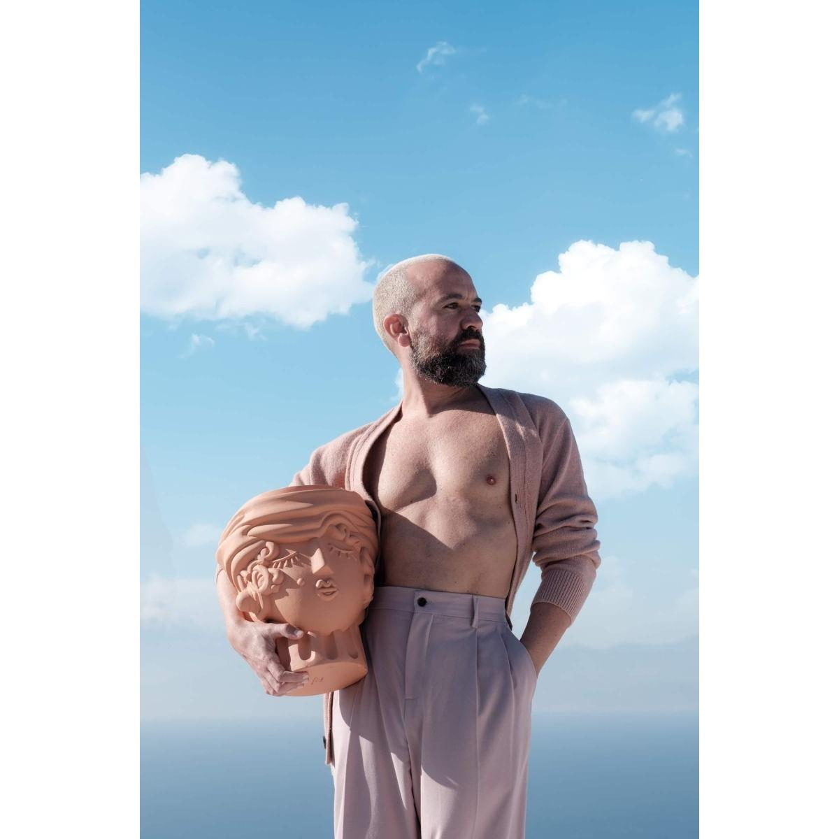 Seletti - Magna Graecia Terracotta Woman Saksı