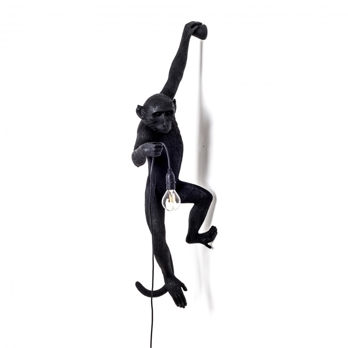Seletti Monkey Lamp Handing - Siyah Sol