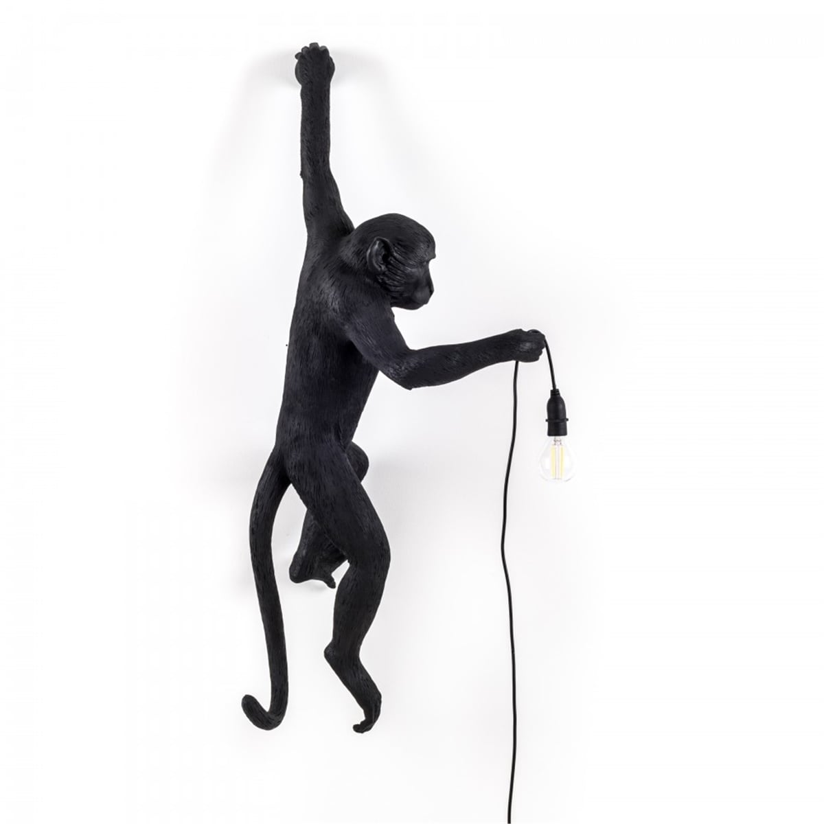 Seletti Monkey Lamp Handing - Siyah Sol