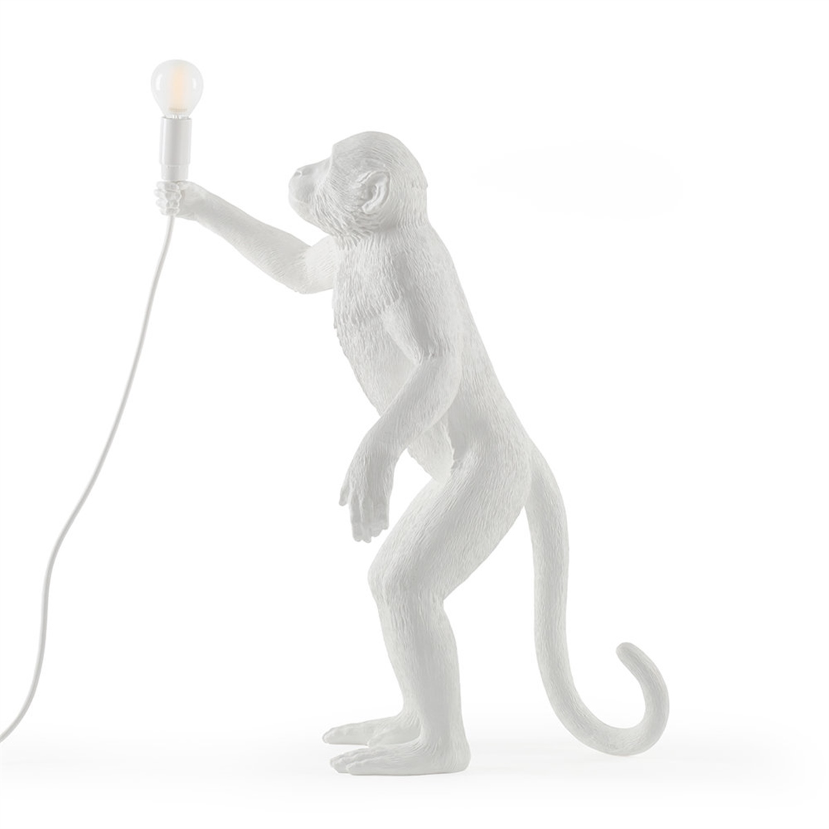 Seletti Monkey Lamp Handing - White