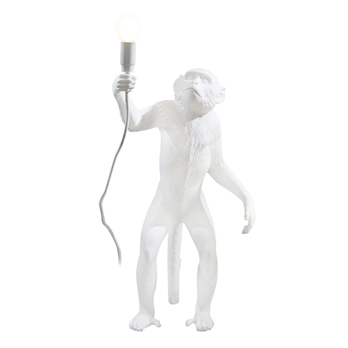 Seletti Monkey Lamp Handing - White