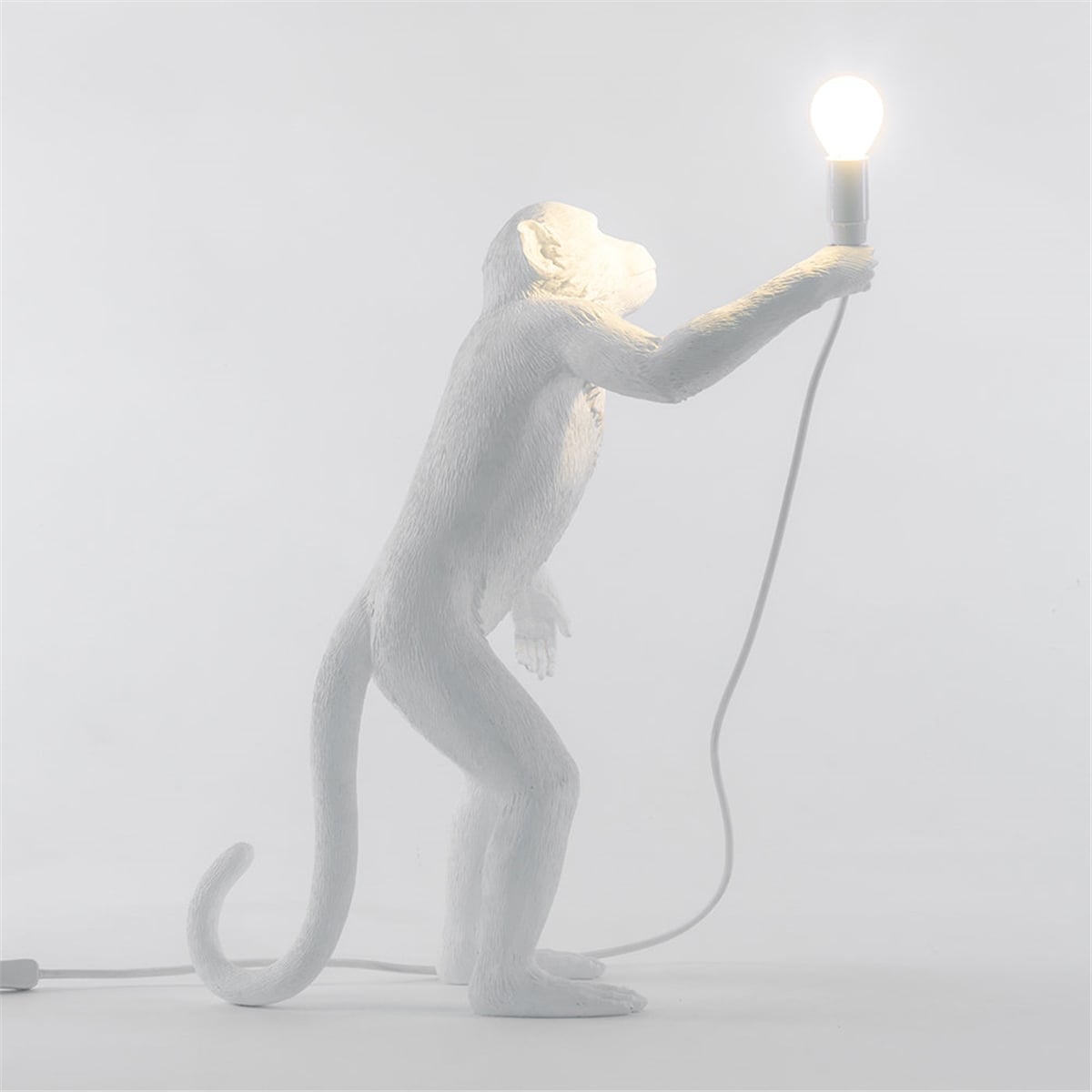 Seletti Monkey Lamp Handing - White