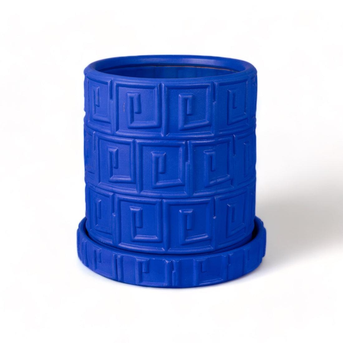 Seletti - Terracotta Greca Saksı Mavi