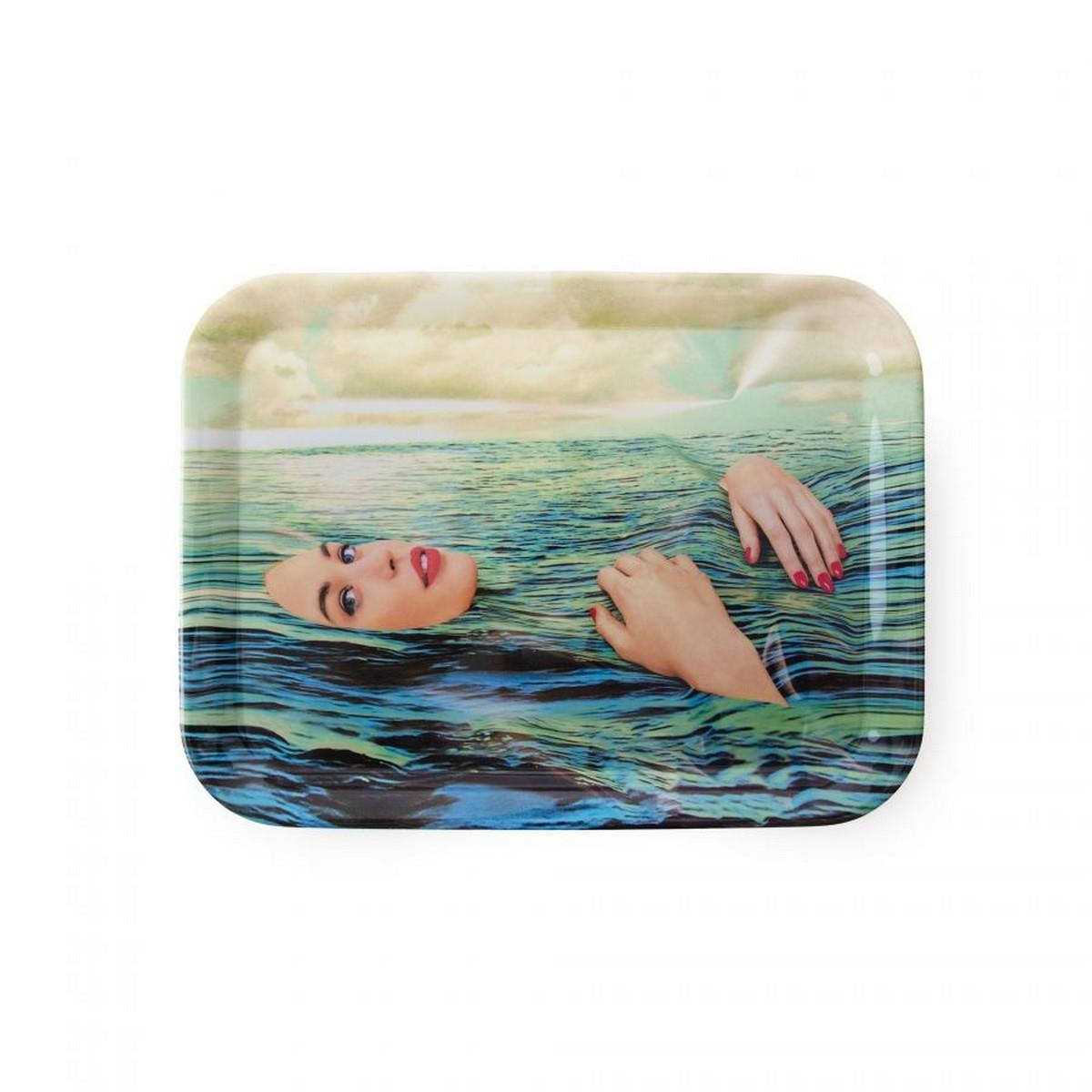 Seletti - Toieletpaper Seagirl Melamin Tepsi